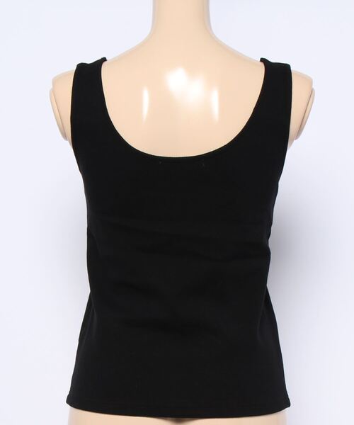 Cheek（チーク）の「コットンテレコカップ付タンクトップ（タンクトップ・レディース・ブラック/オフホワイト/ブラウン/ベージュ・FREE）」の21枚目の写真