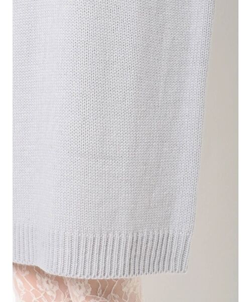 merry jenny（メリージェニー）の「プレゼントリボンタートルニットワンピース（ワンピース・レディース・ブラック/ベージュ/ブルー/アイボリー・FREE）」の7枚目の写真