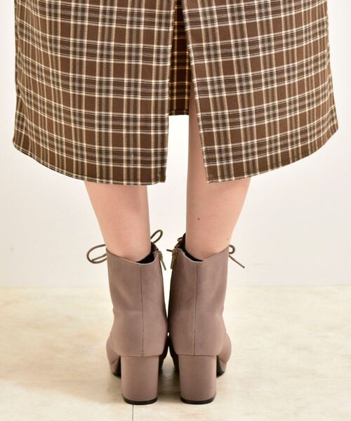 MAJESTIC LEGON（マジェスティックレゴン）の「レースアップレディブーツ（ブーツ・レディース・ブラック/ブラウン/グレー/アイボリー・SMALL/MEDIUM/LARGE/X-LARGE）」の11枚目の写真