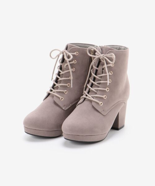 MAJESTIC LEGON（マジェスティックレゴン）の「レースアップレディブーツ（ブーツ・レディース・ブラック/ブラウン/グレー/アイボリー・SMALL/MEDIUM/LARGE/X-LARGE）」の21枚目の写真