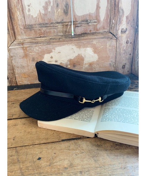 INGNI（イング）の「ピットパーツ付ウールキャスケット（キャスケット・レディース・ブラック/モカ・ONE SIZE）」の12枚目の写真