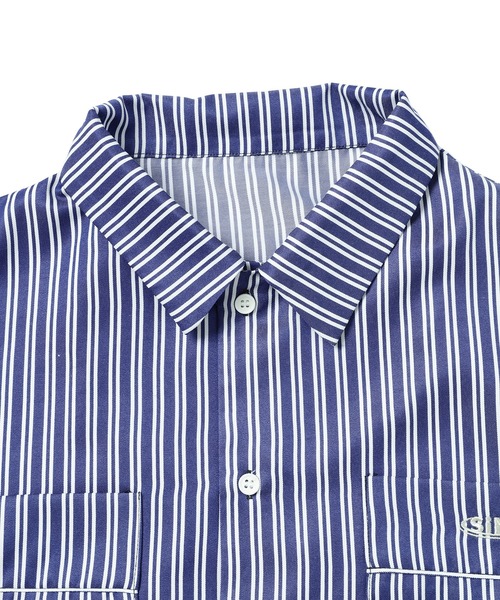 SINK kotohayokozawa（シンク コトハヨコザワ）の「STRIPED PAJAMAS SET（ルームウェア/パジャマ・レディース・ブラウン系その他/ブルー系その他・M/L）」の5枚目の写真