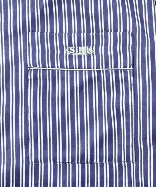 SINK kotohayokozawa（シンク コトハヨコザワ）の「STRIPED PAJAMAS SET（ルームウェア/パジャマ・レディース・ブラウン系その他/ブルー系その他・M/L）」の6枚目の写真