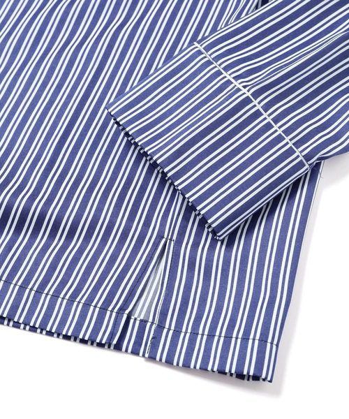 SINK kotohayokozawa（シンク コトハヨコザワ）の「STRIPED PAJAMAS SET（ルームウェア/パジャマ・レディース・ブラウン系その他/ブルー系その他・M/L）」の8枚目の写真