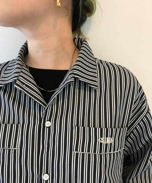 SINK kotohayokozawa（シンク コトハヨコザワ）の「STRIPED PAJAMAS SET（ルームウェア/パジャマ・レディース・ブラウン系その他/ブルー系その他・M/L）」の21枚目の写真