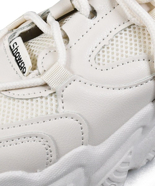 NOFALL（ノーフォール）の「ボリュームソールダッドスニーカー（スニーカー・レディース・ホワイト/ベージュ/グレー/ブラック・S/M/L/LL/3L/SS）」の21枚目の写真