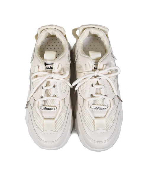 NOFALL（ノーフォール）の「ボリュームソールダッドスニーカー（スニーカー・レディース・ホワイト/ベージュ/グレー/ブラック・S/M/L/LL/3L/SS）」の22枚目の写真