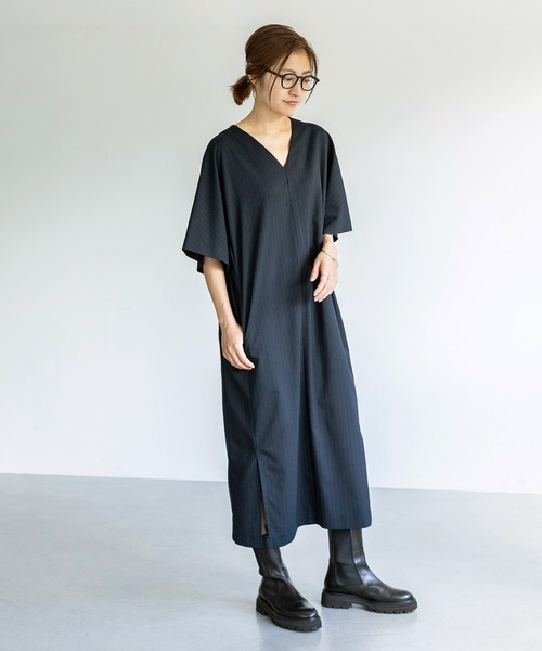 IENA（イエナ）の「BOX Vネックワンピース◇（ワンピース）」 - WEAR