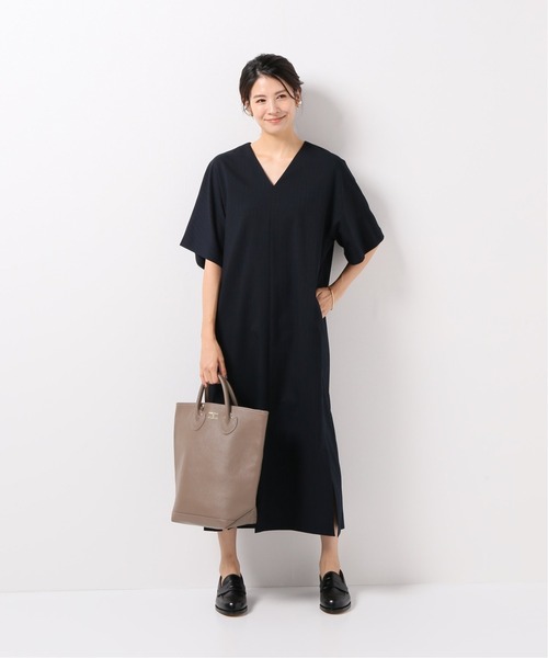IENA（イエナ）の「BOX Vネックワンピース◇（ワンピース）」 - WEAR