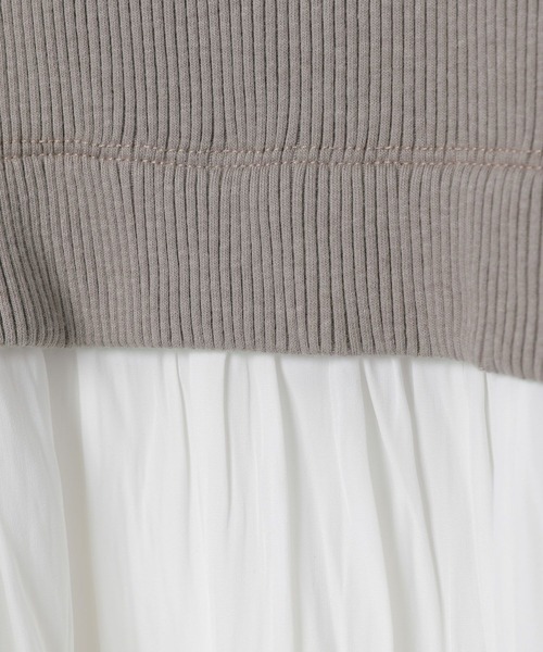 GLOBAL WORK（グローバルワーク）の「【キッズ】オシャ楽ドッキングプルオーバー長袖/959450（Tシャツ/カットソー・キッズ・ブラック/ベージュ系その他3・140cm/130cm/150cm/110cm/160cm/120cm/100cm）」の8枚目の写真