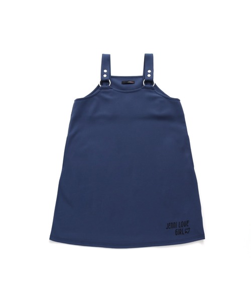 JENNI love（ジェニィラブ）の「リングストラップジャンスカ（ジャンパースカート・キッズ・ブラック/チャコールグレー/ブルー・150cm/140cm/160cm/130cm）」の18枚目の写真