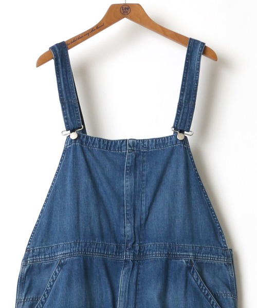 Lee(リー)の「Lee/リー LEE LITE BIB ALLS/オーバーオール/サロペット(サロペット/オーバーオール・レディース・ブラック/インディゴブルー/キナリ/ワンウォッシュ/ライトインディゴブルー・S/M/L/XL)」の11枚目の写真