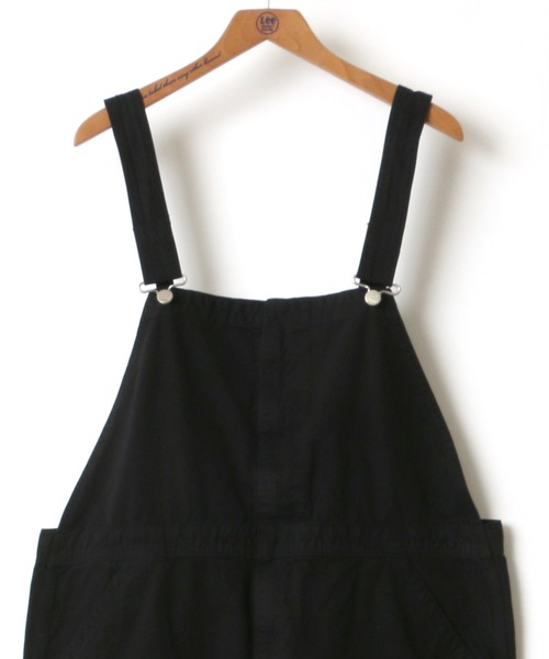 Lee(リー)の「Lee/リー LEE LITE BIB ALLS/オーバーオール/サロペット(サロペット/オーバーオール・レディース・ブラック/インディゴブルー/キナリ/ワンウォッシュ/ライトインディゴブルー・S/M/L/XL)」の9枚目の写真