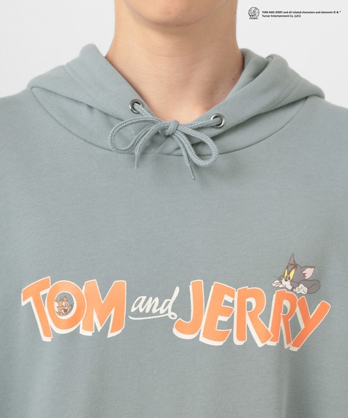 Discus ディスカス Tom Jerry トムとジェリー コラボ プリントプルパーカー