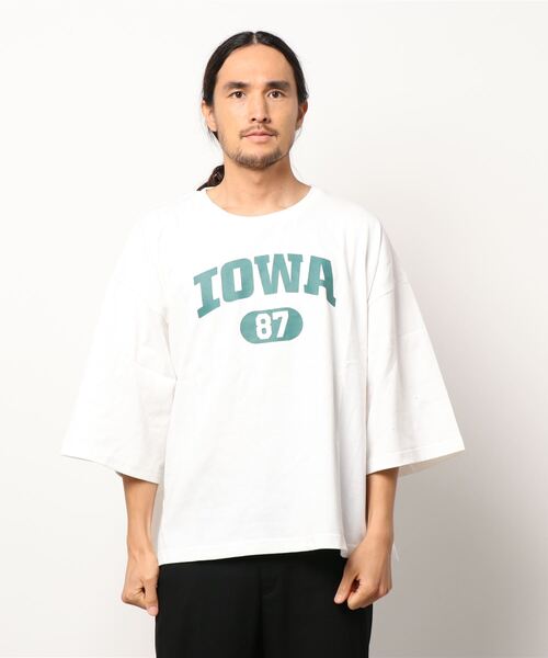 THISIS（ディスイズ）の「プリントTシャツ（Tシャツ/カットソー・メンズ・ホワイト/サックスブルー/グリーン/グレイッシュベージュ/チャコール・MEDIUM/LARGE）」の8枚目の写真