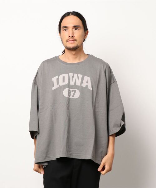 THISIS（ディスイズ）の「プリントTシャツ（Tシャツ/カットソー・メンズ・ホワイト/サックスブルー/グリーン/グレイッシュベージュ/チャコール・MEDIUM/LARGE）」の9枚目の写真