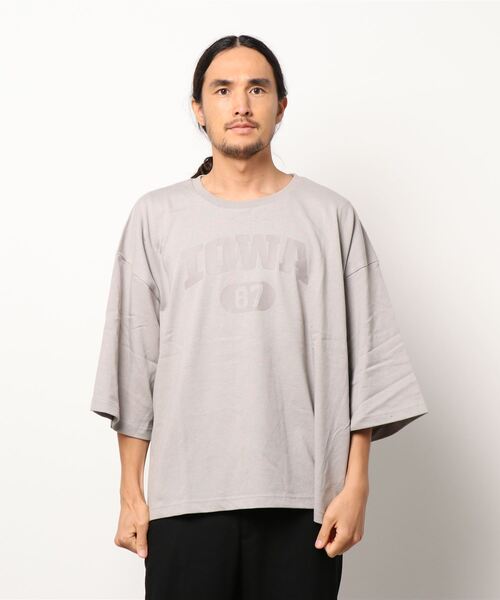 THISIS（ディスイズ）の「プリントTシャツ（Tシャツ/カットソー・メンズ・ホワイト/サックスブルー/グリーン/グレイッシュベージュ/チャコール・MEDIUM/LARGE）」の10枚目の写真