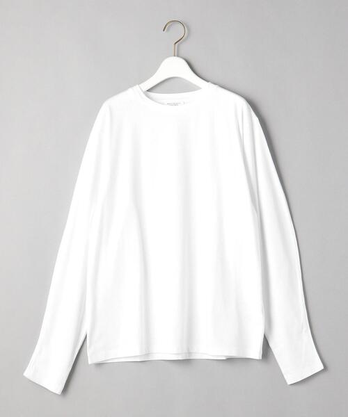 BEAUTY&YOUTH UNITED ARROWS（ビューティーアンドユースユナイテッドアローズ）の「BY スムースコットンカーブスリーブ カットソー（Tシャツ/カットソー・レディース・ホワイト/ブラック/ベージュ・FREE）」の13枚目の写真