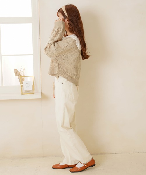 s*9様 Merruny メルニー ボレロ ホワイト 2way ホワイト SWAGGY BUNNY】SPXネオメッシュ フレンチスリーブハイネック