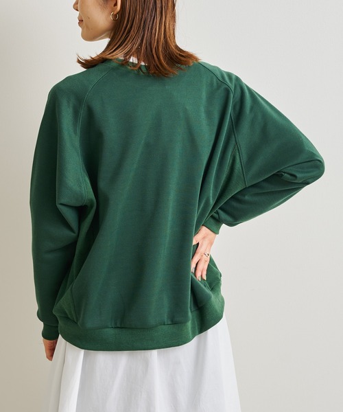 prose verse（プロズヴェール）の「カレッジロゴプルオーバー（スウェット・レディース・グリーン/ライトグレー/チャコールグレー・FREE）」の11枚目の写真