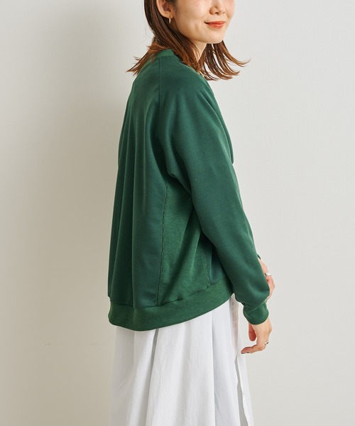 prose verse（プロズヴェール）の「カレッジロゴプルオーバー（スウェット・レディース・グリーン/ライトグレー/チャコールグレー・FREE）」の12枚目の写真