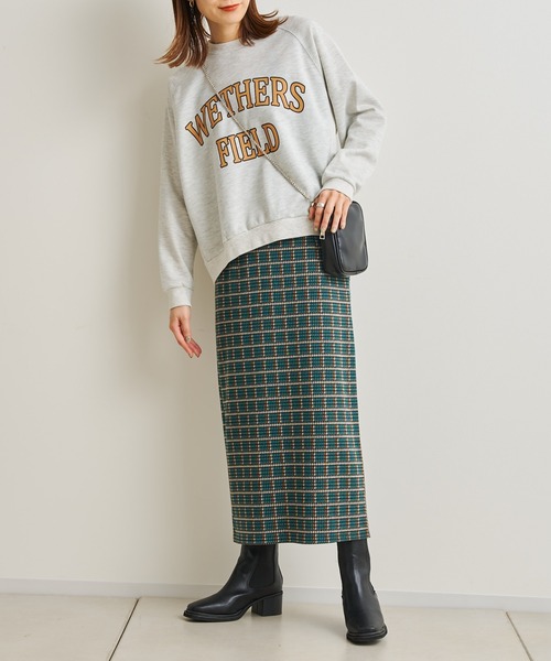 prose verse（プロズヴェール）の「カレッジロゴプルオーバー（スウェット・レディース・グリーン/ライトグレー/チャコールグレー・FREE）」の16枚目の写真