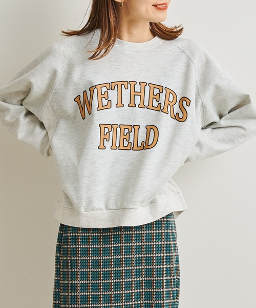 prose verse（プロズヴェール）の「カレッジロゴプルオーバー（スウェット・レディース・グリーン/ライトグレー/チャコールグレー・FREE）」の20枚目の写真