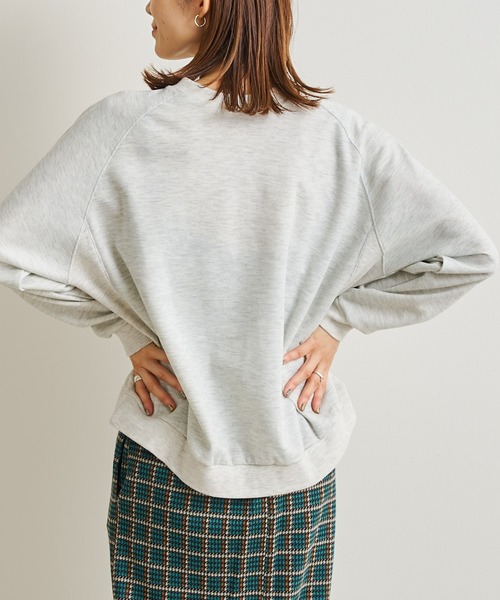 prose verse（プロズヴェール）の「カレッジロゴプルオーバー（スウェット・レディース・グリーン/ライトグレー/チャコールグレー・FREE）」の22枚目の写真