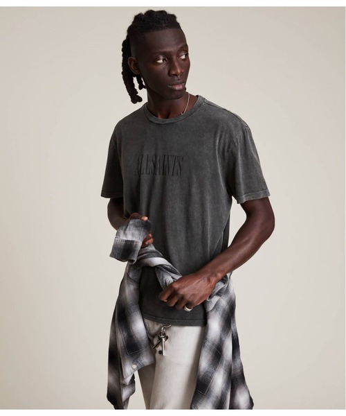 ALLSAINTS(オールセインツ)の「GALLO CREW T-SHIRT | GALLO クルー Tシャツ(Tシャツ/カットソー・メンズ・ブラック・S/L/XS/M)」の4枚目の写真