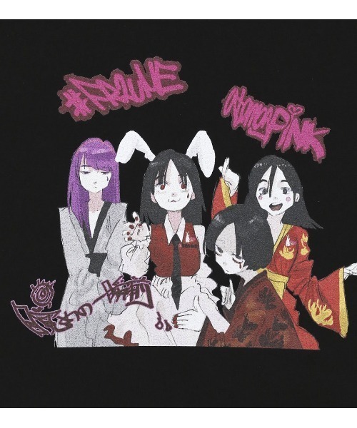 FR2（エフアールツー）の「atmos pink x MEZAME collaboration #FR2梅 Tee / アトモスピンク x メザメ コラボレーション #エフアールツーウメ ティー 【SP】（Tシャツ/カットソー・レディース・ホワイト/ブラック/ピンク・FREE）」の6枚目の写真