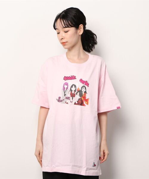 FR2（エフアールツー）の「atmos pink x MEZAME collaboration #FR2梅 Tee / アトモスピンク x メザメ コラボレーション #エフアールツーウメ ティー 【SP】（Tシャツ/カットソー・レディース・ホワイト/ブラック/ピンク・FREE）」の11枚目の写真