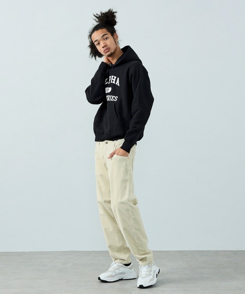 Alpha Industries（アルファインダストリーズ）の「ヴィンテージパーカースウェット（パーカー・メンズ・ブラック/ヘザーグレー/ネイビー・MEDIUM/LARGE/X-LARGE）」の19枚目の写真