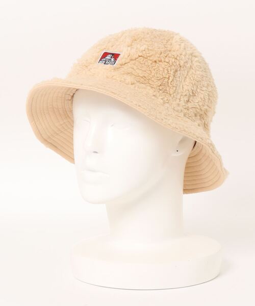 BEN DAVIS（ベンデイビス）の「《BEN DAVIS》BOA　REVERSIBLE　HAT（ハット・メンズ・ブラック/ベージュ/オフホワイト・FREE）」の5枚目の写真