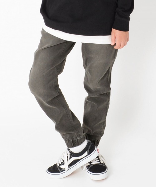 GLAZOS（グラソス）の「[テーパード]スーパーストレッチデニム・ジョガーパンツ（デニムパンツ・キッズ・グレー/ブルー・130cm/140cm/150cm/160cm/170cm）」の2枚目の写真