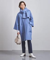 専用ユナイテッドアローズ　ダブルフェイスノーカラーコート 36 UNITED ARROWS（ユナイテッドアローズ）の「UGC W ダブル
