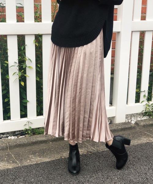 Banner Barrett（バナーバレット）の「プリーツスカート（スカート・レディース・ブラック/モカ/グリーン/コーラルピンク・38）」の8枚目の写真