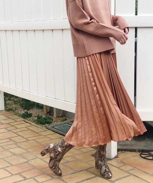 Banner Barrett（バナーバレット）の「プリーツスカート（スカート・レディース・ブラック/モカ/グリーン/コーラルピンク・38）」の13枚目の写真