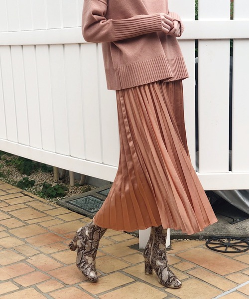 Banner Barrett（バナーバレット）の「プリーツスカート（スカート・レディース・ブラック/モカ/グリーン/コーラルピンク・38）」の15枚目の写真