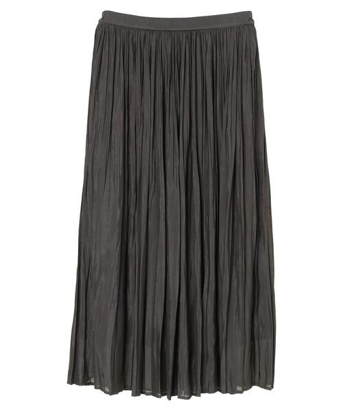 AMERICAN HOLIC（アメリカンホリック）の「ソフトプリーツロングスカート（スカート・レディース・その他14/チャコールグレー・L/M）」の6枚目の写真