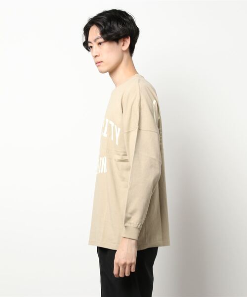 ABC ドルマン　Tシャツ　L ドルマンラインストーン付きロゴTシャツ(カットソー