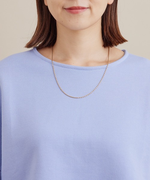SALON adam et rope'（サロン アダム エ ロペ）の「【WEB限定】袖ボリュームクロップドプルオーバー（Tシャツ/カットソー・レディース・ブラック/ブルー系その他4/イエロー・FREE）」の14枚目の写真