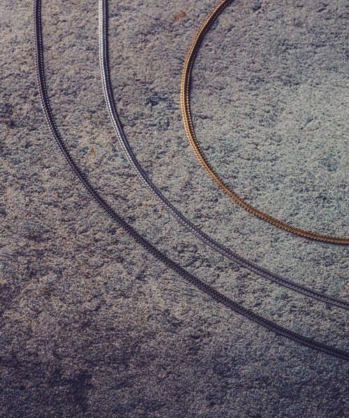and cloud(アンドクラウド)の「Snake Chain Necklace S(ネックレス・レディース・ブラック/シルバー/イエローゴールド・FREE)」の1枚目の写真