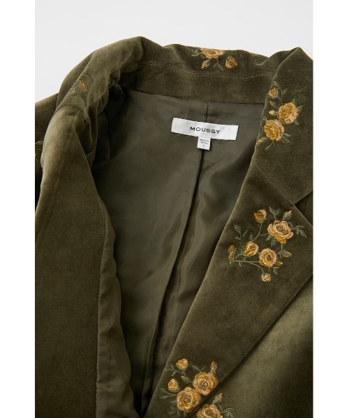 MOUSSY（マウジー）の「VELVET DOUBLE ジャケット（テーラード