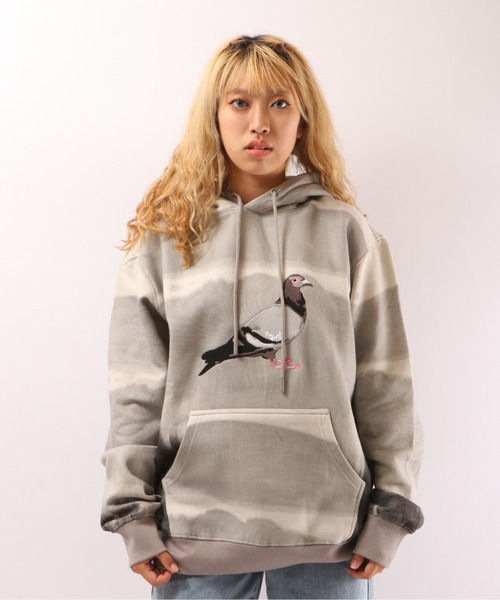 staple(ステイプル)の「【STAPLE】ピジョン ロゴフーディー(パーカー・メンズ・グレー/ブルーグリーン/カモフラージュ・L/XL/2XL/M)」の1枚目の写真