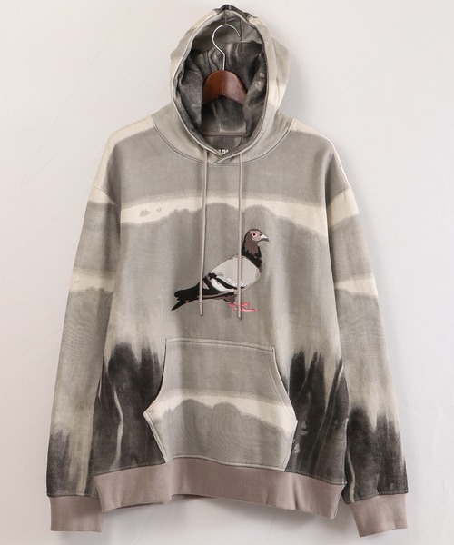staple(ステイプル)の「【STAPLE】ピジョン ロゴフーディー(パーカー・メンズ・グレー/ブルーグリーン/カモフラージュ・L/XL/2XL/M)」の4枚目の写真