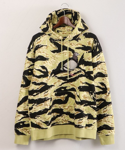 staple(ステイプル)の「【STAPLE】ピジョン ロゴフーディー(パーカー・メンズ・グレー/ブルーグリーン/カモフラージュ・L/XL/2XL/M)」の9枚目の写真