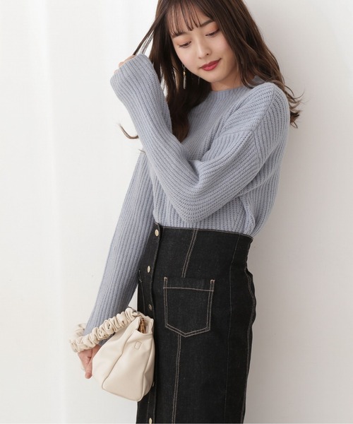 PROPORTION BODY DRESSING（プロポーションボディドレッシング）の「アゼニット / 1212170101（ニット/セーター・レディース・ライトグリーン/イエロー/ホワイト系その他・FREE）」の2枚目の写真