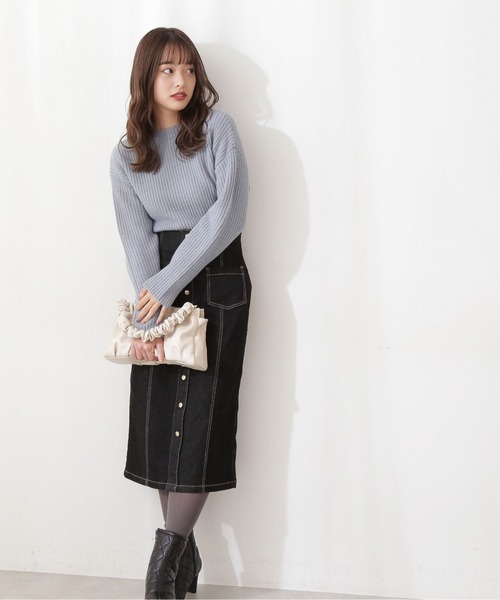 PROPORTION BODY DRESSING（プロポーションボディドレッシング）の「アゼニット / 1212170101（ニット/セーター・レディース・ライトグリーン/イエロー/ホワイト系その他・FREE）」の6枚目の写真