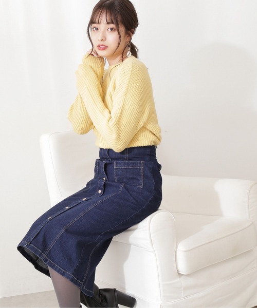 PROPORTION BODY DRESSING（プロポーションボディドレッシング）の「アゼニット / 1212170101（ニット/セーター・レディース・ライトグリーン/イエロー/ホワイト系その他・FREE）」の10枚目の写真