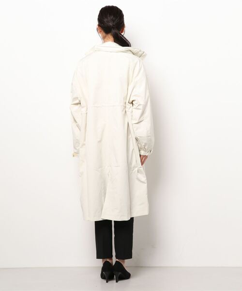 wee9s(ウィークス)の「2way over size mods coat / ツーウェイオーバーサイズフード収納可能モッズコート(モッズコート・レディース・ブラック/アイボリー/オレンジ/カーキ/ベージュ・FREE)」の7枚目の写真